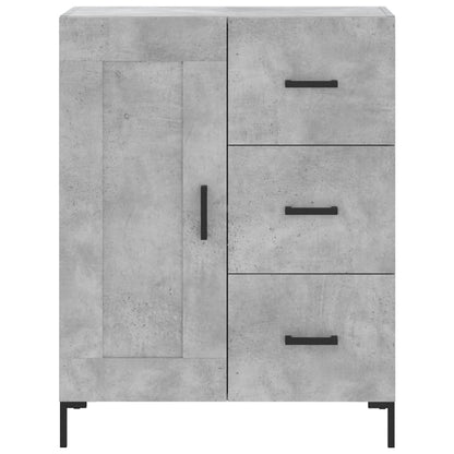 vidaXL Highboard Concrete Grey 69,5x34x180 cm Engineered Wood