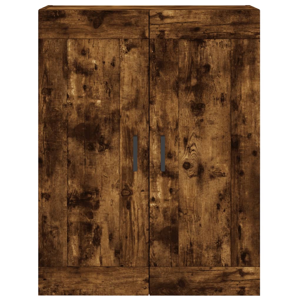 vidaXL Highboard Smoked Oak 69.5x34x180 cm Engineered Wood