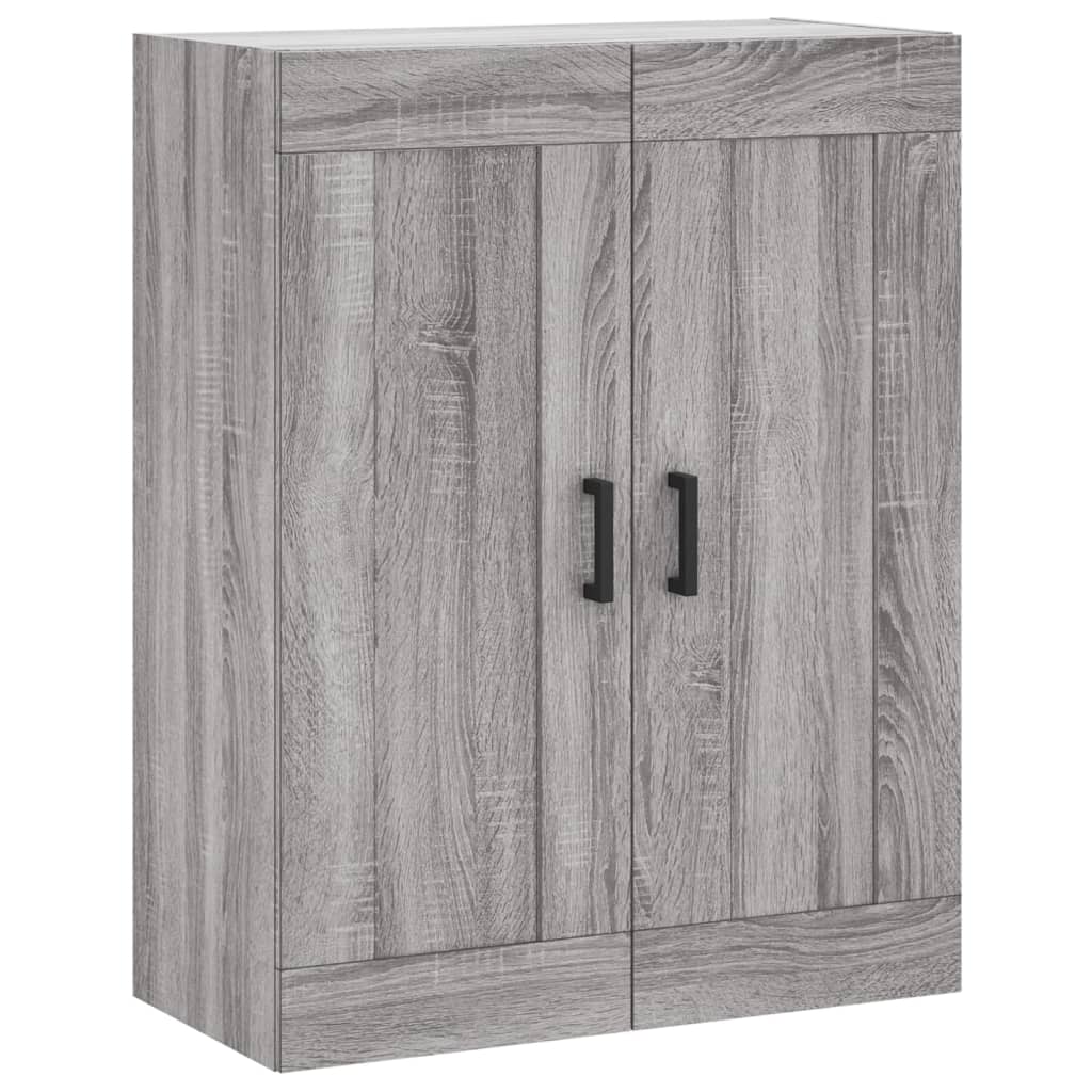 vidaXL Highboard Grey Sonoma 69,5x34x180 cm Engineered Wood