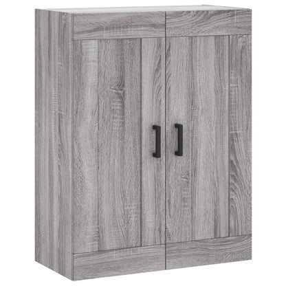 vidaXL Highboard Grey Sonoma 69,5x34x180 cm Engineered Wood