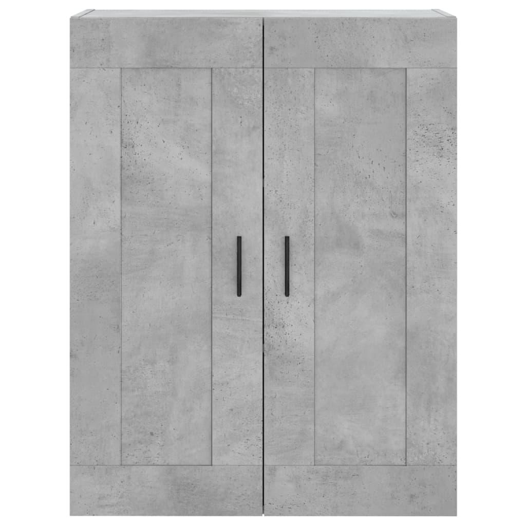 vidaXL Highboard Concrete Grey 69,5x34x180 cm Engineered Wood