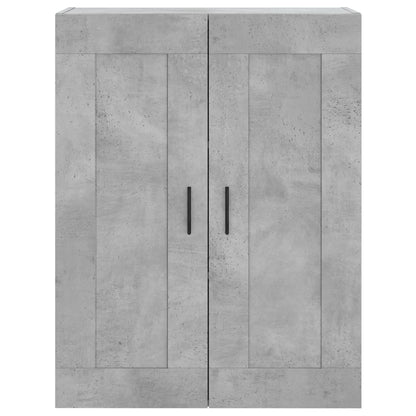 vidaXL Highboard Concrete Grey 69,5x34x180 cm Engineered Wood