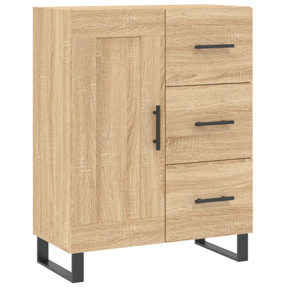 vidaXL Highboard Sonoma Oak 69.5x34x180 cm Engineered Wood