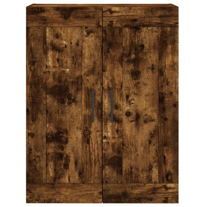 vidaXL Highboard Smoked Oak 69,5x34x180 cm Engineered Wood