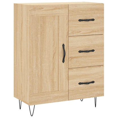 vidaXL Highboard Sonoma Oak 69,5x34x180 cm Engineered Wood