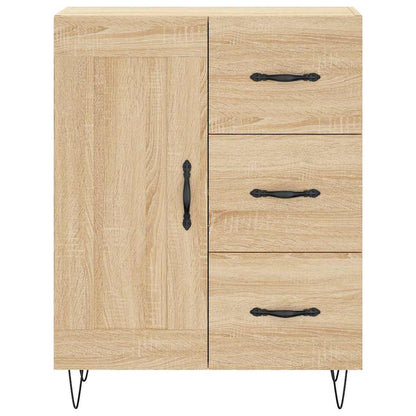vidaXL Highboard Sonoma Oak 69,5x34x180 cm Engineered Wood