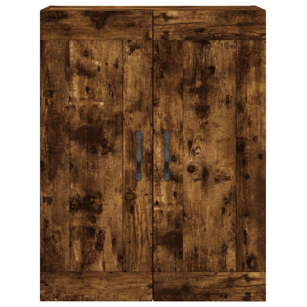 vidaXL Highboard Smoked Oak 69,5x34x180 cm Engineered Wood