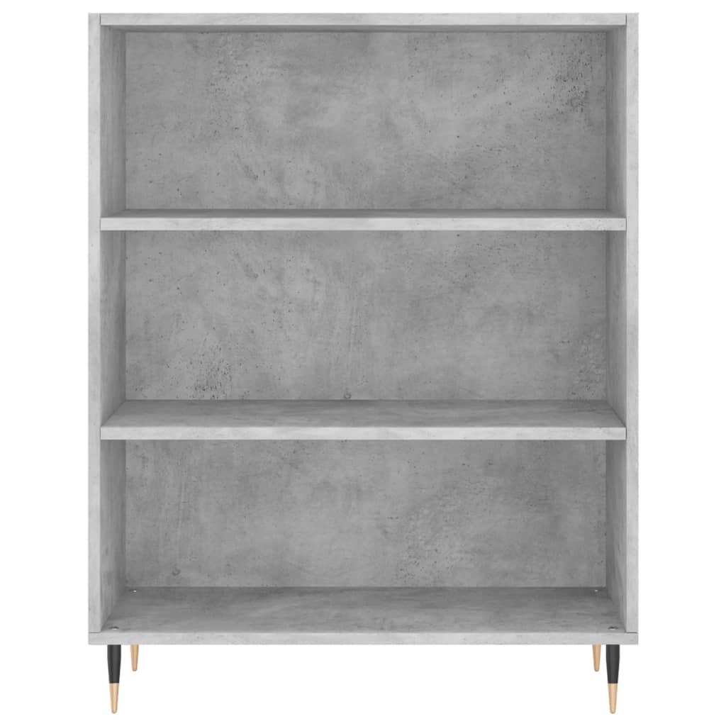 vidaXL Highboard Concrete Grey 69.5x34x180 cm Engineered Wood