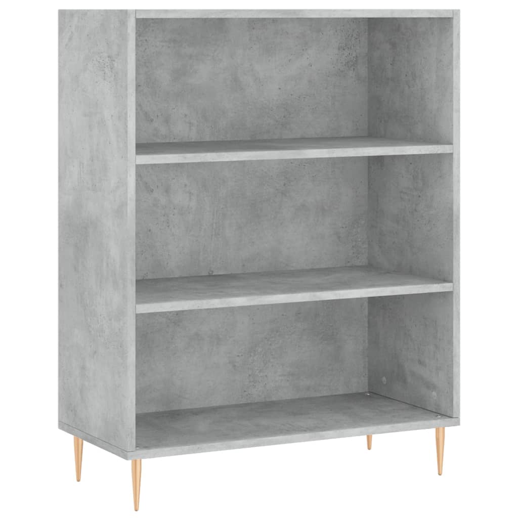 vidaXL Highboard Concrete Grey 69,5x34x180 cm Engineered Wood