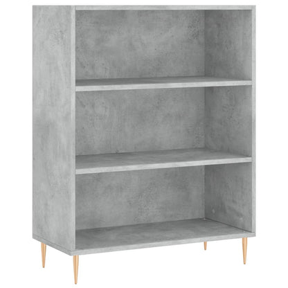 vidaXL Highboard Concrete Grey 69,5x34x180 cm Engineered Wood