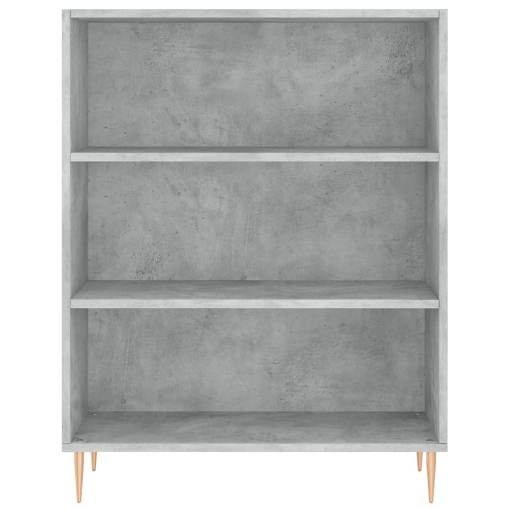 vidaXL Highboard Concrete Grey 69,5x34x180 cm Engineered Wood