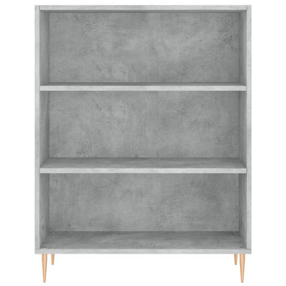 vidaXL Highboard Concrete Grey 69,5x34x180 cm Engineered Wood