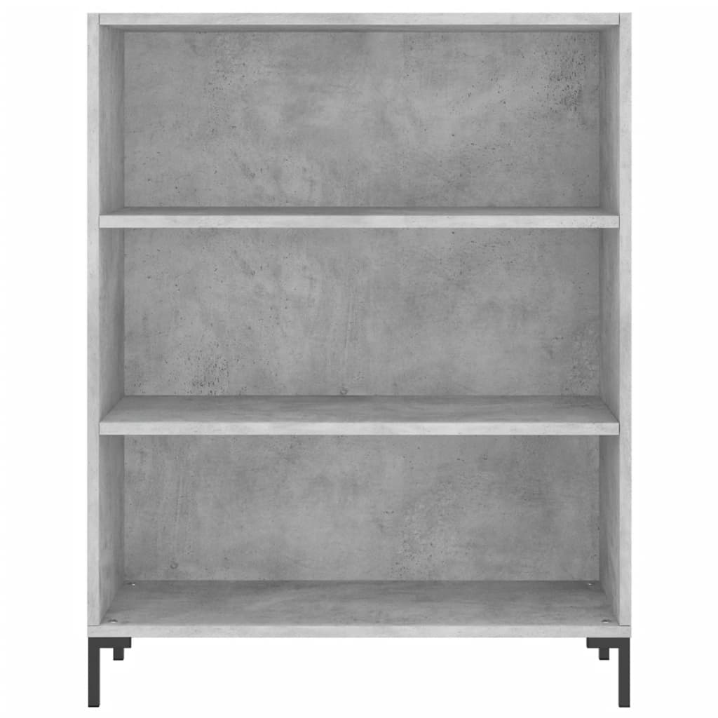 vidaXL Highboard Concrete Grey 69,5x34x180 cm Engineered Wood