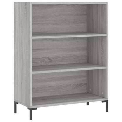 vidaXL Highboard Grey Sonoma 69,5x34x180 cm Engineered Wood