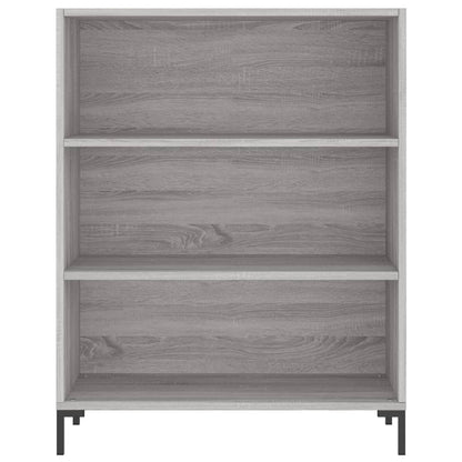 vidaXL Highboard Grey Sonoma 69,5x34x180 cm Engineered Wood