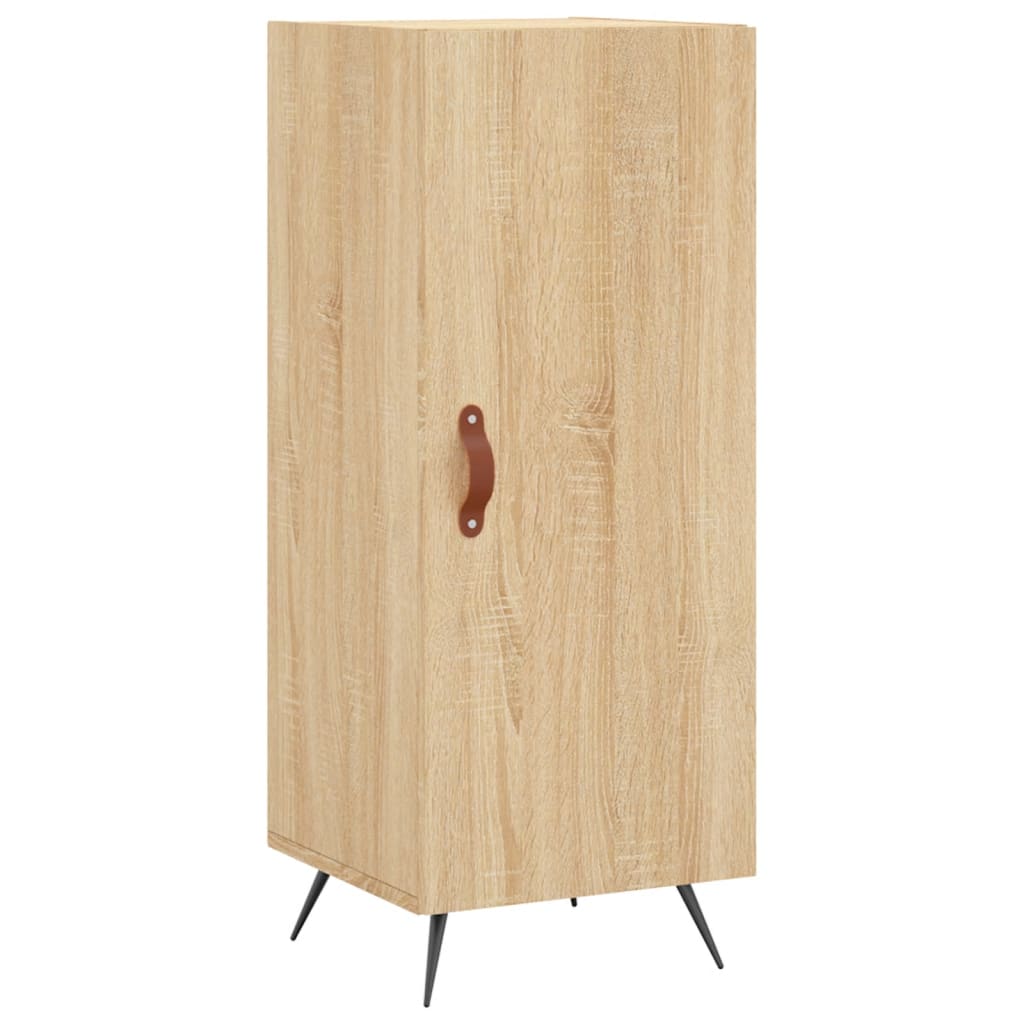 vidaXL Highboard Sonoma Oak 34.5x34x180 cm Engineered Wood