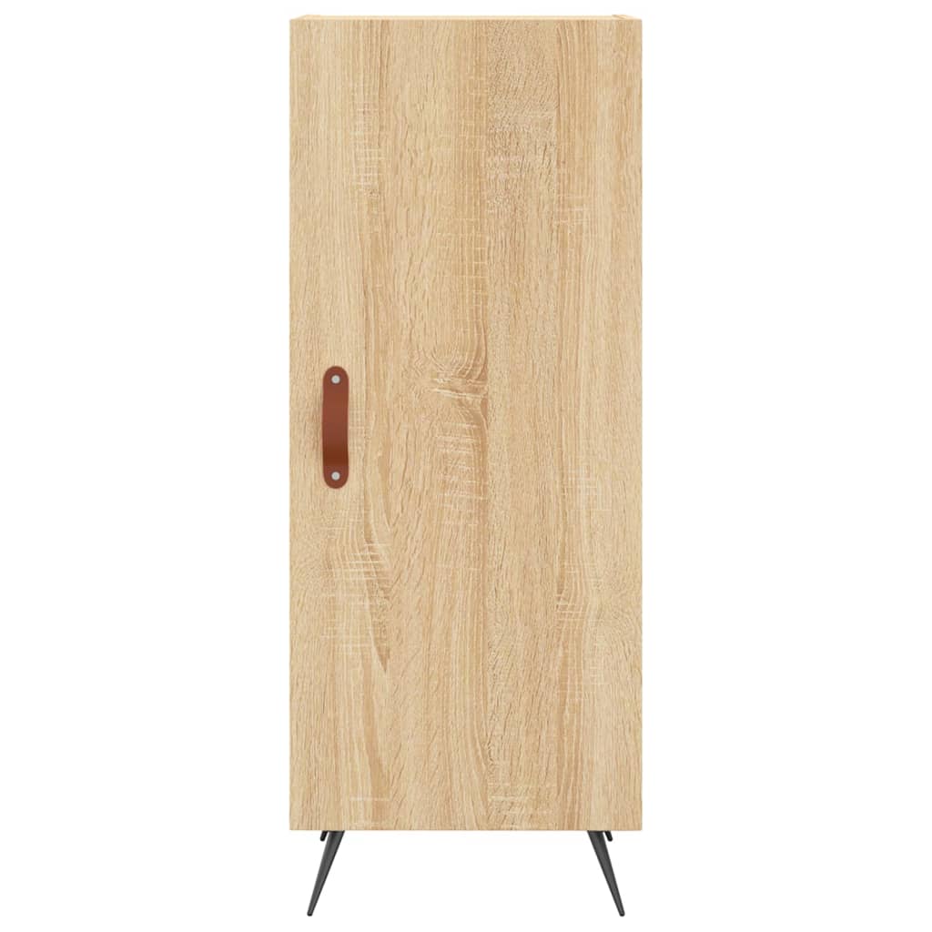 vidaXL Highboard Sonoma Oak 34.5x34x180 cm Engineered Wood