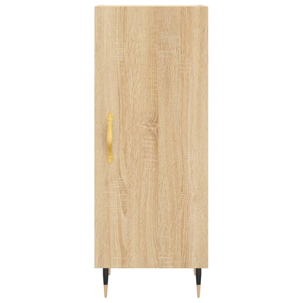 vidaXL Highboard Sonoma Oak 34.5x34x180 cm Engineered Wood