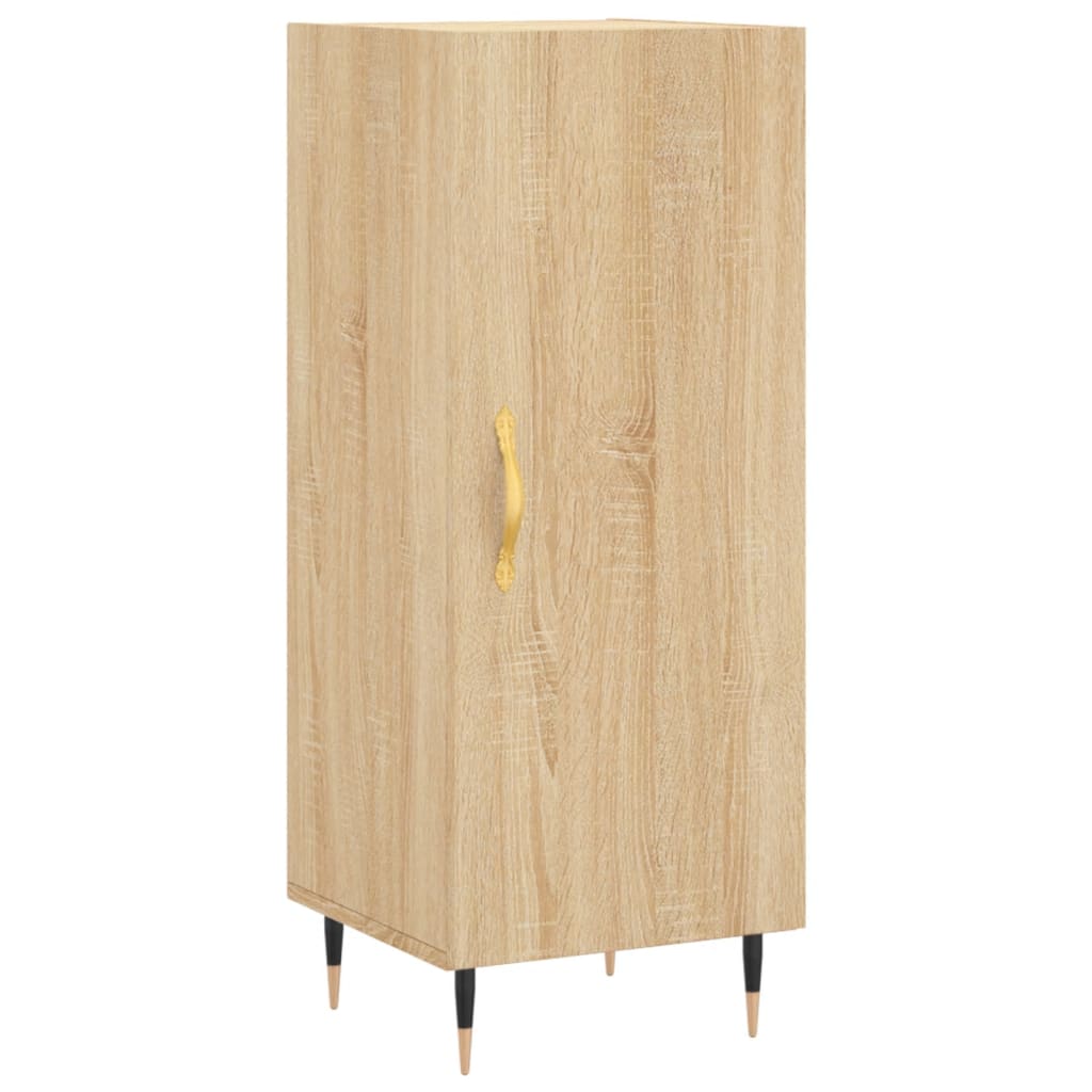 vidaXL Highboard Sonoma Oak 34.5x34x180 cm Engineered Wood