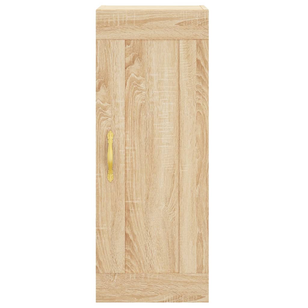 vidaXL Highboard Sonoma Oak 34.5x34x180 cm Engineered Wood