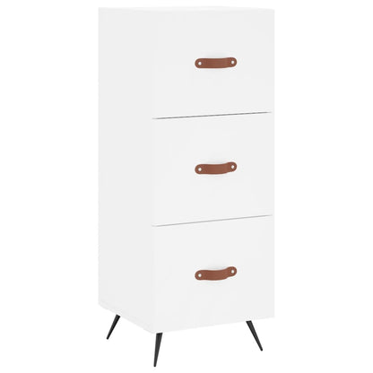 vidaXL Highboard White 34,5x34x180 cm Engineered Wood