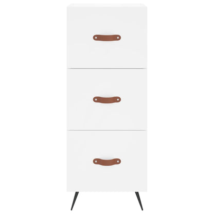 vidaXL Highboard White 34.5x34x180 cm Engineered Wood