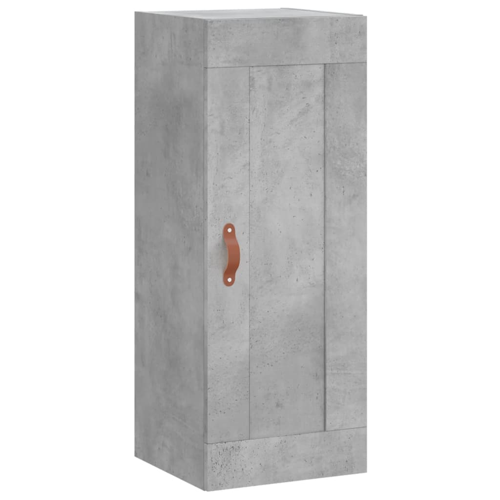 vidaXL Highboard Concrete Grey 34,5x34x180 cm Engineered Wood