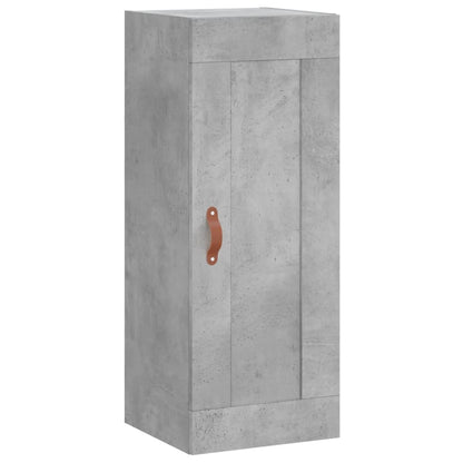 vidaXL Highboard Concrete Grey 34,5x34x180 cm Engineered Wood