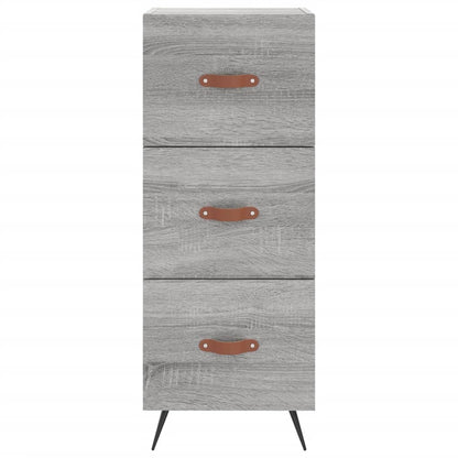 vidaXL Highboard Grey Sonoma 34.5x34x180 cm Engineered Wood