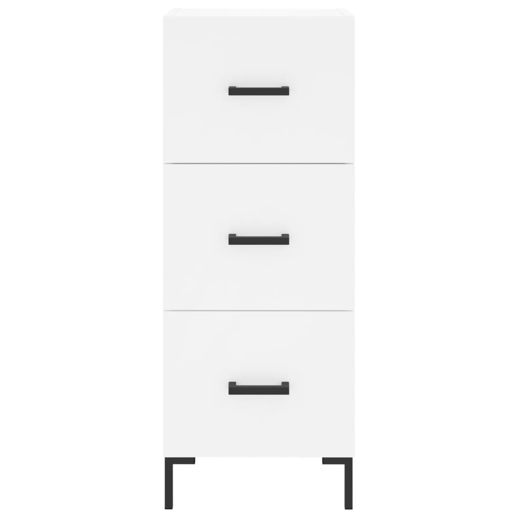 vidaXL Highboard White 34.5x34x180 cm Engineered Wood