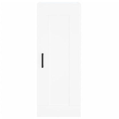 vidaXL Highboard White 34.5x34x180 cm Engineered Wood
