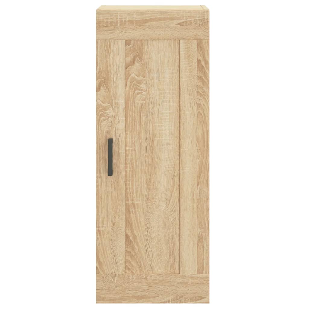 vidaXL Highboard Sonoma Oak 34.5x34x180 cm Engineered Wood