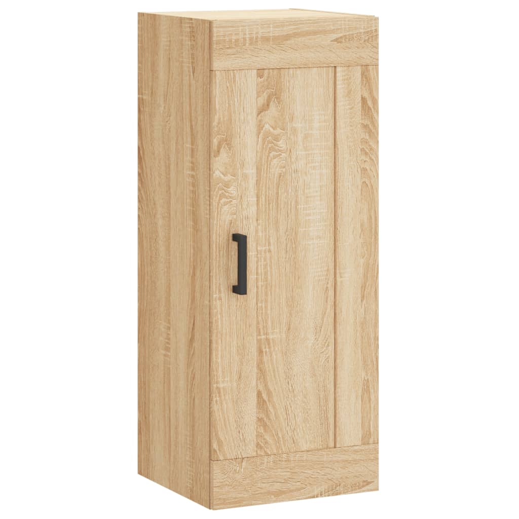vidaXL Highboard Sonoma Oak 34,5x34x180 cm Engineered Wood