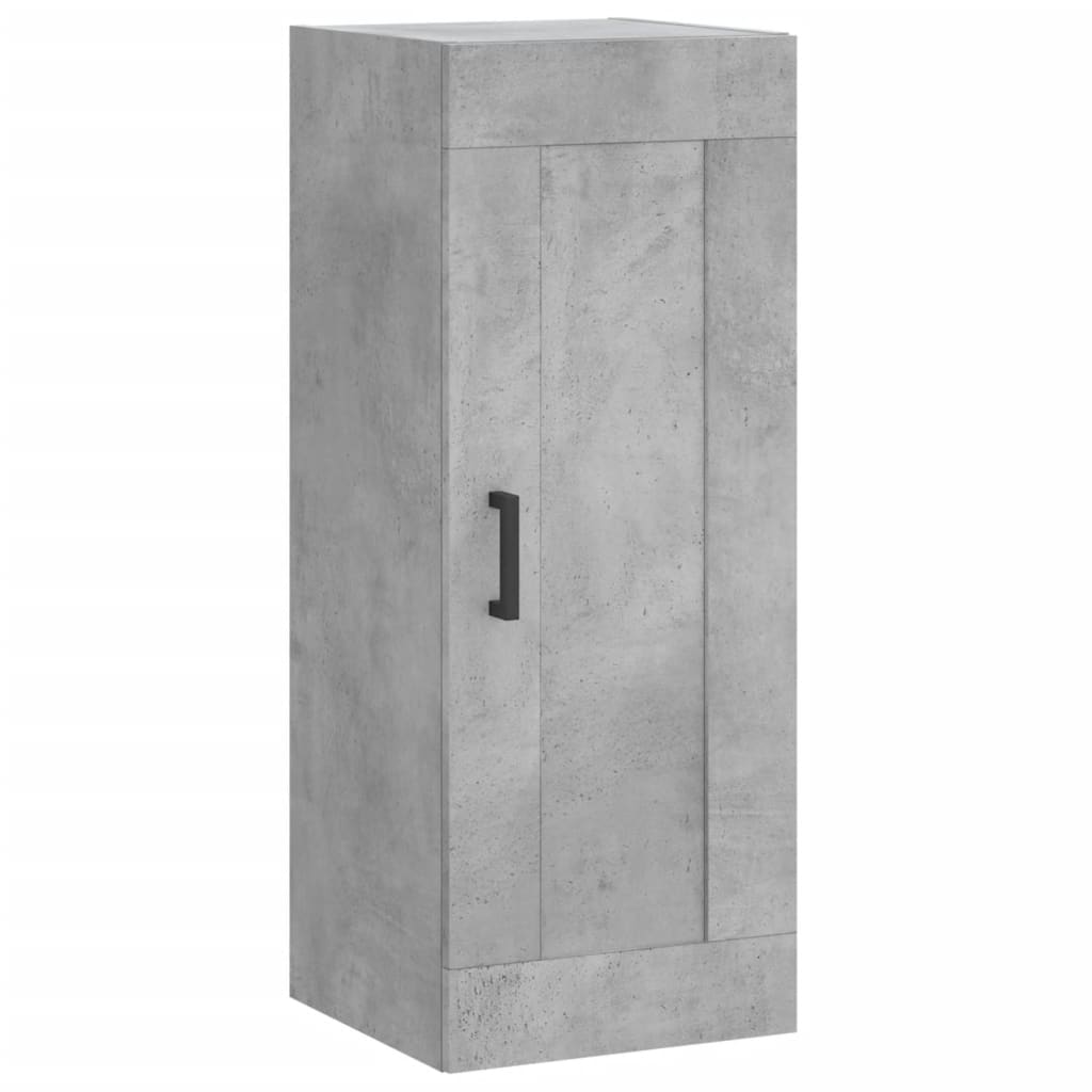 vidaXL Highboard Concrete Grey 34,5x34x180 cm Engineered Wood