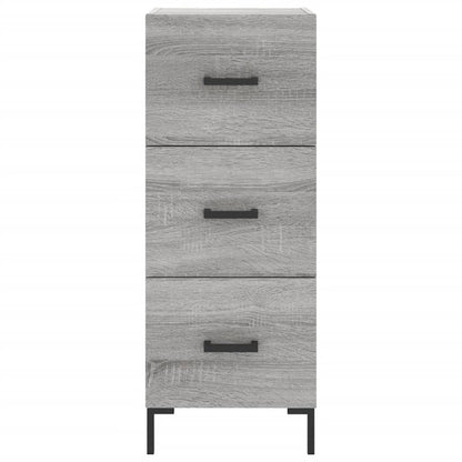 vidaXL Highboard Grey Sonoma 34,5x34x180 cm Engineered Wood