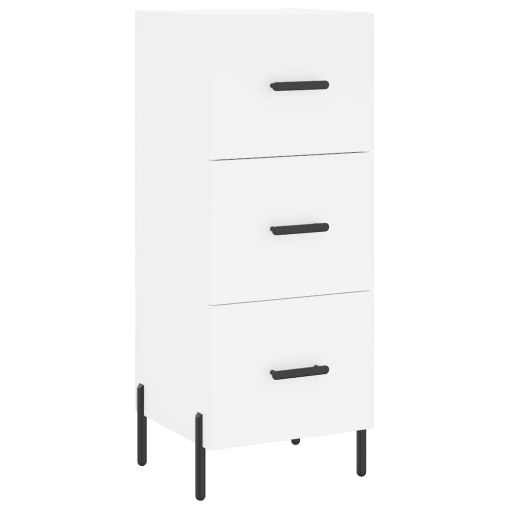 vidaXL Highboard White 34,5x34x180 cm Engineered Wood