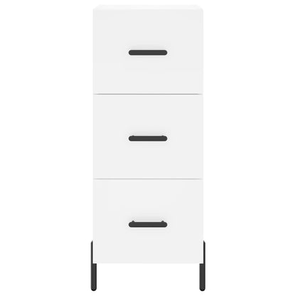 vidaXL Highboard White 34.5x34x180 cm Engineered Wood