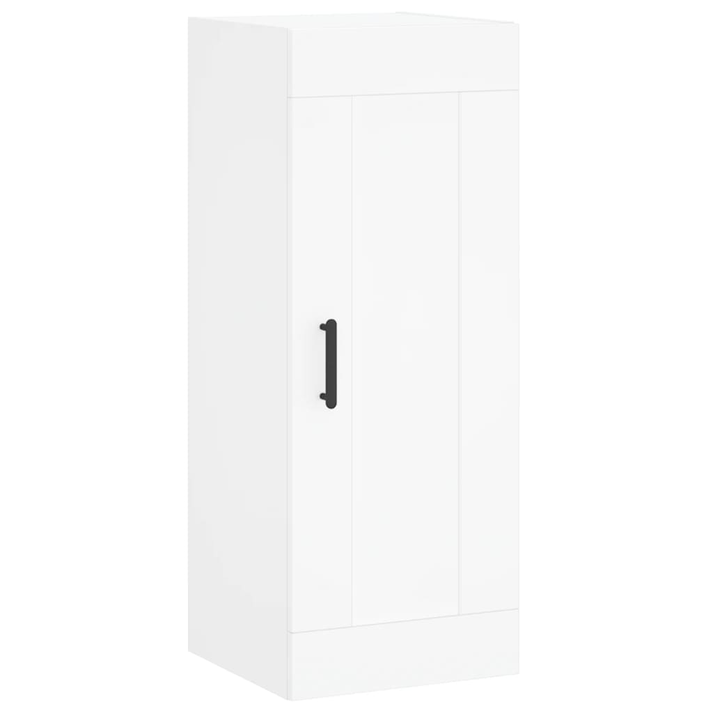 vidaXL Highboard White 34,5x34x180 cm Engineered Wood