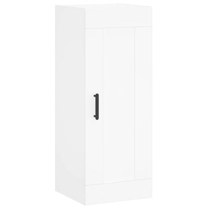 vidaXL Highboard White 34,5x34x180 cm Engineered Wood