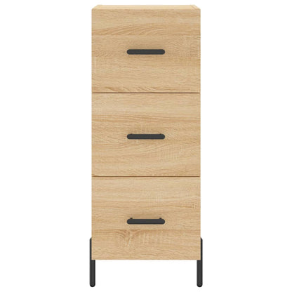 vidaXL Highboard Sonoma Oak 34.5x34x180 cm Engineered Wood
