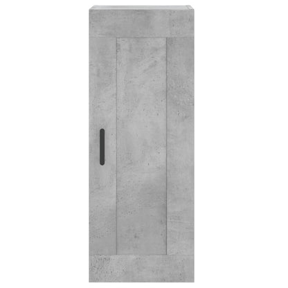 vidaXL Highboard Concrete Grey 34.5x34x180 cm Engineered Wood