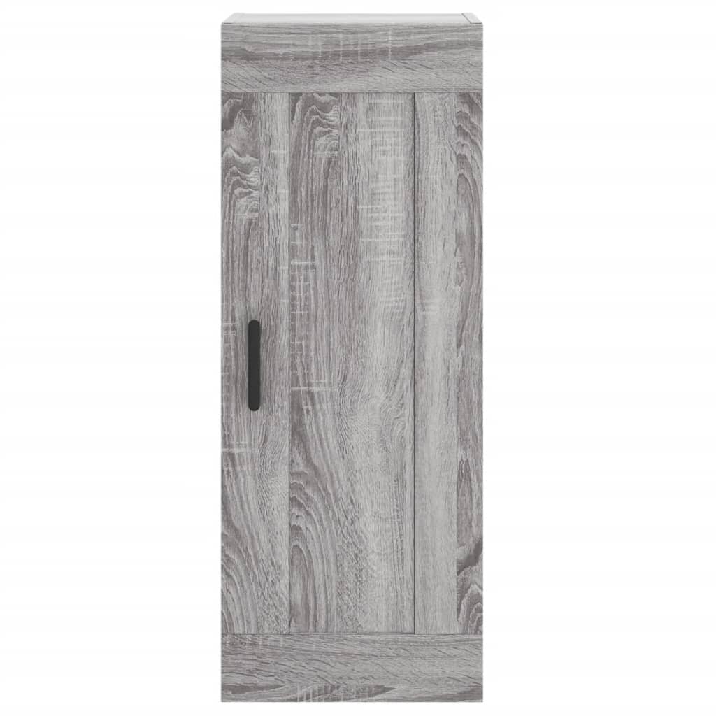 vidaXL Highboard Grey Sonoma 34.5x34x180 cm Engineered Wood
