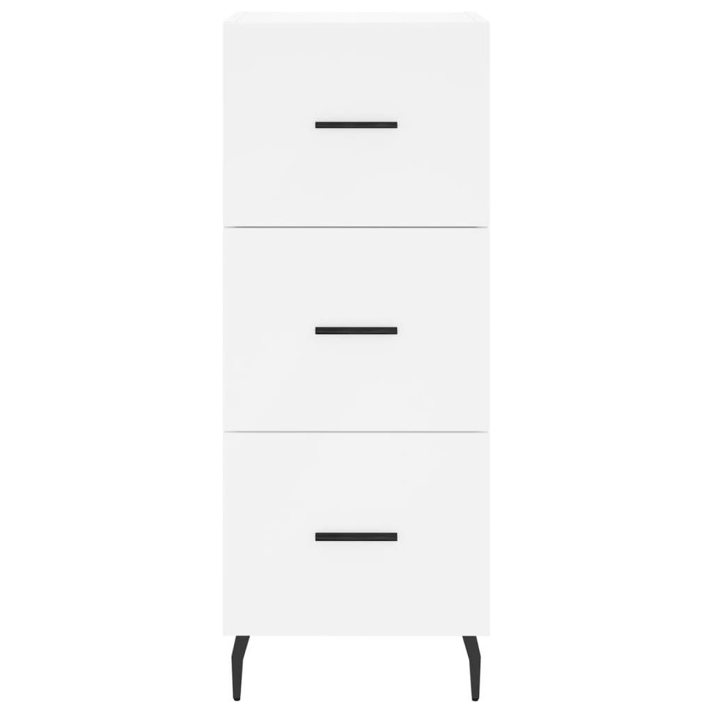 vidaXL Highboard White 34,5x34x180 cm Engineered Wood