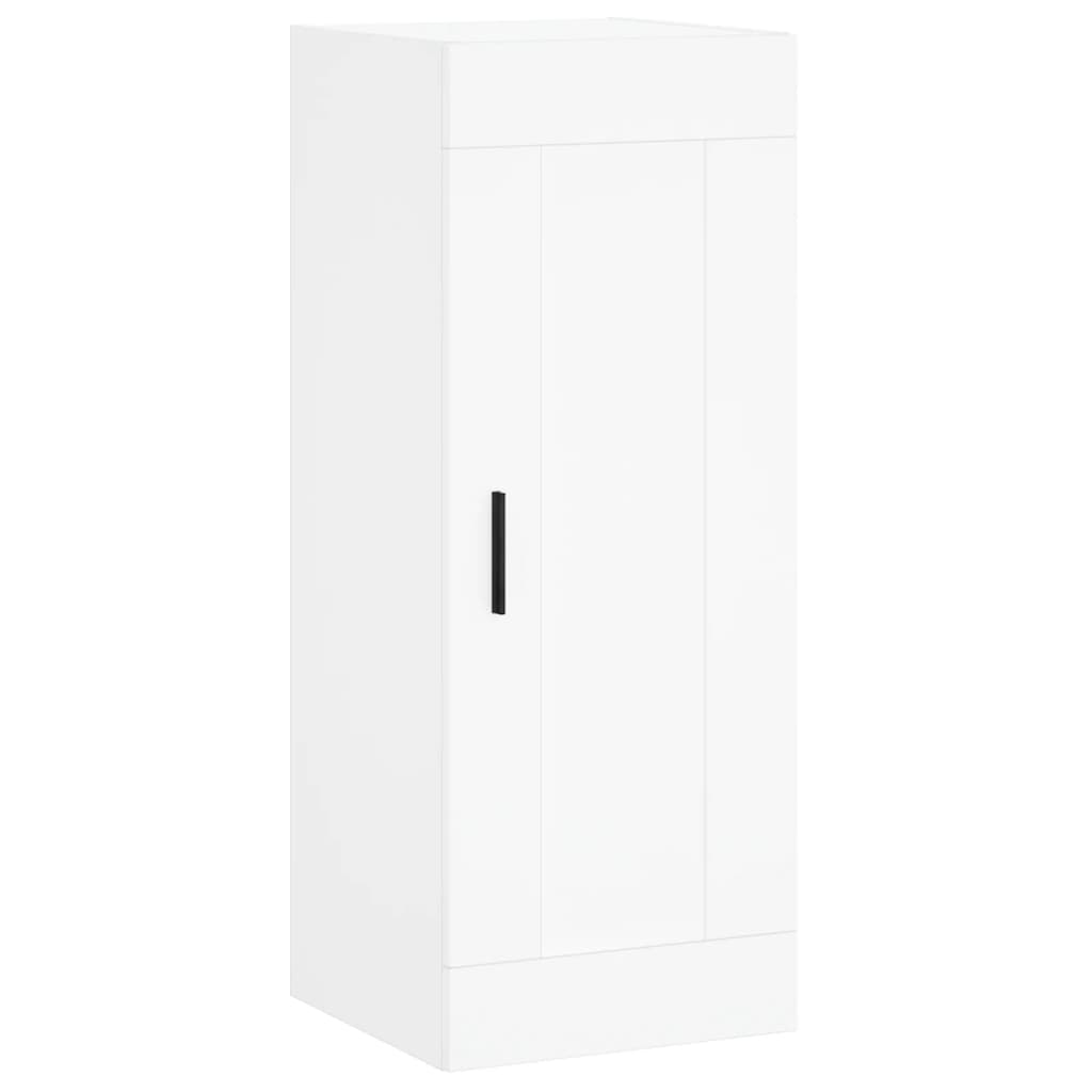 vidaXL Highboard White 34,5x34x180 cm Engineered Wood