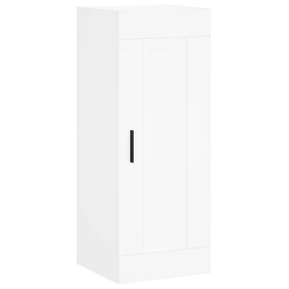 vidaXL Highboard White 34,5x34x180 cm Engineered Wood