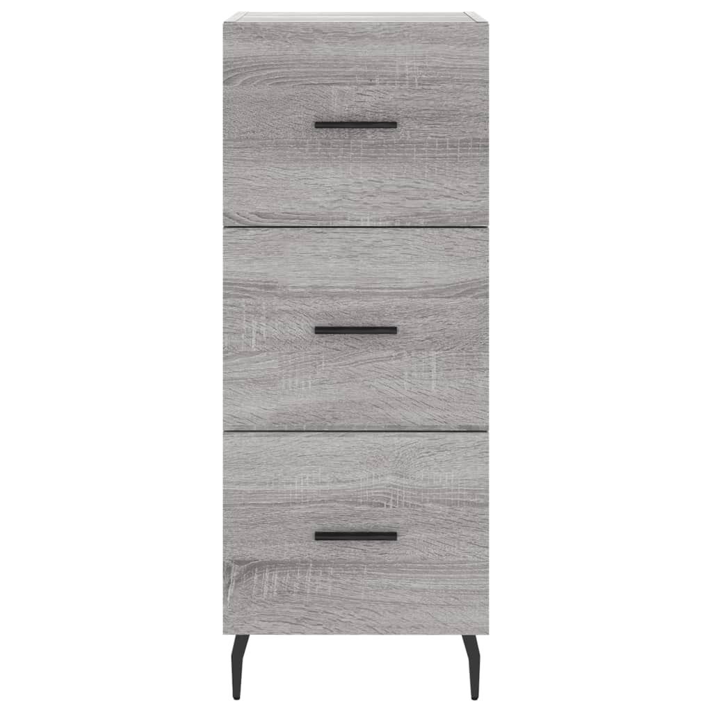 vidaXL Highboard Grey Sonoma 34.5x34x180 cm Engineered Wood