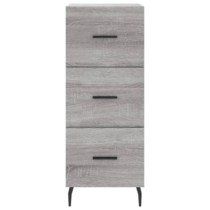 vidaXL Highboard Grey Sonoma 34,5x34x180 cm Engineered Wood