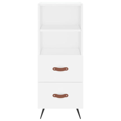 vidaXL Highboard White 34.5x34x180 cm Engineered Wood