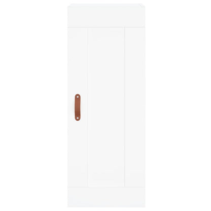 vidaXL Highboard White 34.5x34x180 cm Engineered Wood