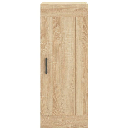 vidaXL Highboard Sonoma Oak 34,5x34x180 cm Engineered Wood
